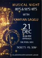 Musical Night event poster